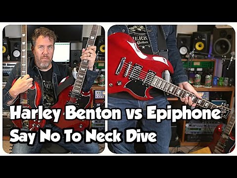 Epiphone SG 61 VS Harley Benton DC Custom & How To Get Rid Of Neck Dive