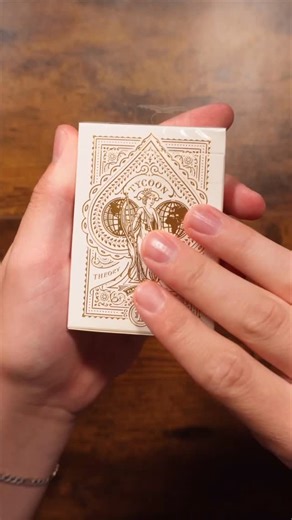 theory11 | A touch of gold ✨ Take a closer look at the Tycoon Midas Edition Playing Cards 🔎 • Get these golden cards today at theory11.com/tycoon25 •... | Instagram