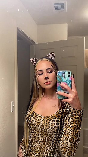 Cheetah Halloween Makeup Tutorial