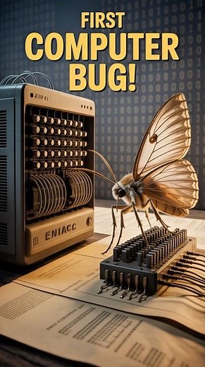 Worlds first computer bug 🐞 #computer #factfactory e ory