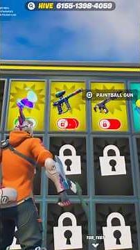 How To Get The “Paintball Gun” Secret In 1v1 With Every Gun (‪@hivecr8‬) | Fortnite