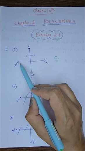 NCERT Class 10 Maths Polynomials Ex 2.1 | Easy Trick 😍 #shorts