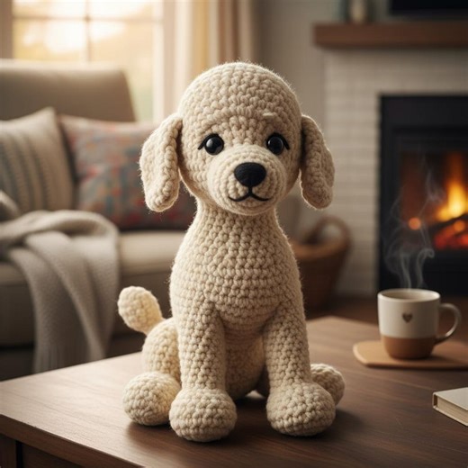 Poodle Amigurumi Crochet Pattern PDF : Puppy Plush Toy Tutorial, Dog Crochet (digital Download) - Etsy