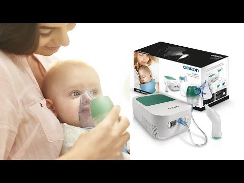 Aparat aerosoli pentru bebelusi si copii Omron DuoBaby NE-C301, cu aspirator nazal (nebulizator)