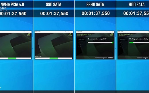 各种类型的硬盘速度对比