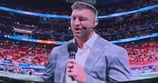 Tim Tebow Preaches Jesus to 45,918 Football Fans During Pregame Prayer | FaithPot
