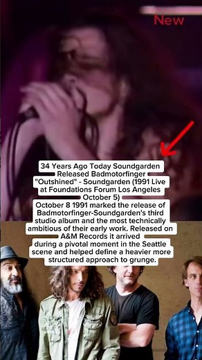 ‼️34 Years Ago Today Soundgarden Released Badmotorfinger 🤯 #maxxunitt