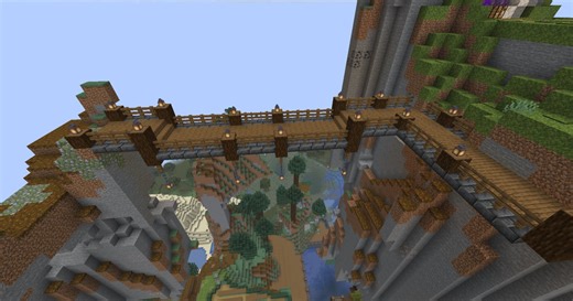 Minecraft Schematic Hanging Bridge by jxtgaming | abfielder.com
