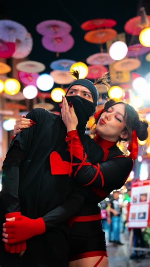 Disfraces de Halloween de Pucca y Garu para parejas
