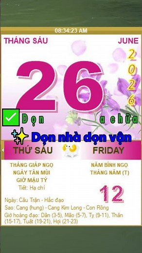 📅 Ngày này có gì cần lưu ý? | 12/5 Âm lịch