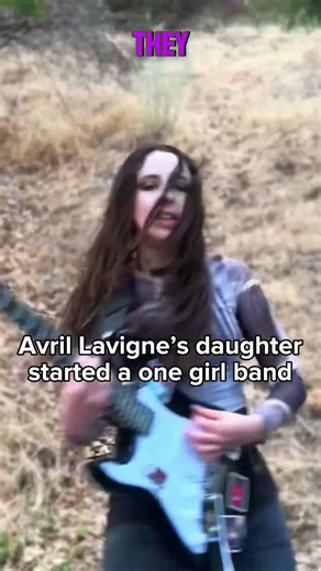 Avril Lavigne’s daughter started a one girl band, you vibing? #emo #altmusic #band #newsong