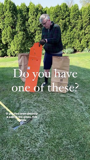 Stock up in time for fall yard work! What we don’t show in this video is the chute also helps to open the folded bag, which I can never seem to open on my own 🤦‍♀️Most lawn retailers carry their version/color but @menardshomeimprovement has the best price plus a rebate as of the time I’m writing this! Do you have a Menards where you live? Unfortunately we dont so I linked the next cheapest in the comments! #theruralestate #landscapetips | The Rural Legend