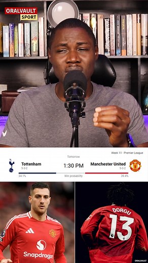 7K views · 383 reactions | The wobble at the back is costing Manchester United games. Scoring two and conceding two does not give you a win. Man United attacking is promising in every game if only the defense can stand up to Tottenham. Dorgu must do enough to take his place. #dalot #dorgu #amorim | Oralvault Sport | Facebook