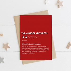 Funny Christmas Cards for Family and Friends - Fun Christmas Card, Air Bnb Review - Merry Christmas 5"x7" Card & Envelope - Etsy