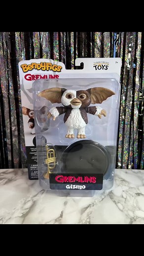 Gremlins -Gizmo BendyFigs are finely crafted collectibles from The Noble Collection Toys! This Gizmo figure measures 3.5 inches tall and includes a trumpet accessory and a detachable display base. Makes the perfect gift for any Gremlin fan this holiday season! 😍 MSRP: $19.50 AVAILABLE AT: @amazon and noblecollection.com #gizmo #bendyfigs #thenoblecollection #gremlins #holidayguide #halloween #spookyseason #giftideas #holidaygiftguide #holidaygiftideas #holidaygifts #figurines #figurinetoys #toy