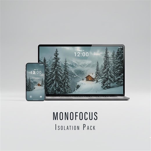 Isolation Wallpaper Pack – Minimal iPhone & Desktop Background, 4K Productivity Wallpaper - Etsy