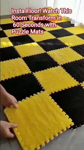 The Ultimate DIY Flooring Hack: Interlocking Foam Tiles Look SO Good