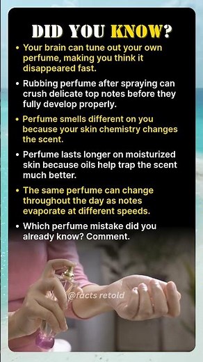 Why Your Perfume Stops Smelling So Fast