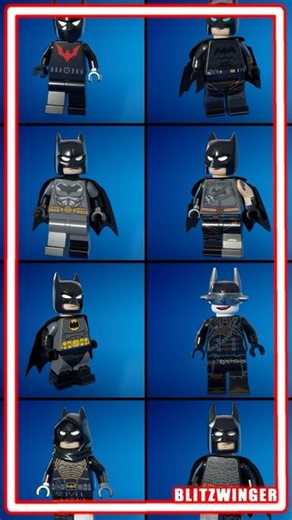 ALL 8 LEGO Batman Skins in Fortnite! 🤯