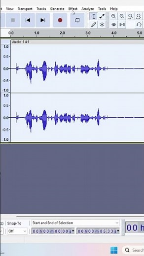 تعديل الصوت على Audacity