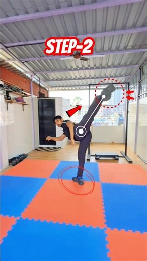 Powerful Spin Back Kick Tutorial 🔥 | Step by Step Guide 🥋💥#kick #kungfu ##anime #shorts #trending