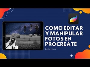 Como editar y manipular fotos en Procreate para hacer un Collage