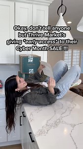 Don’t miss out! Stock up and save up to an extra 25% on healthy groceries during Thrive Market’s Early Access Cyber Sale. | Thrive Market