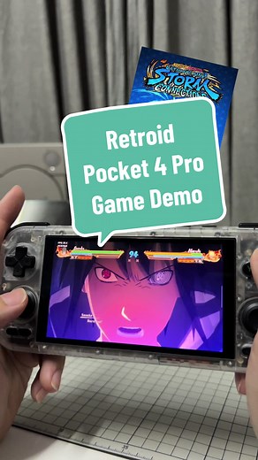 Retroid Pocket 4 Pro Emulator Demo with Switch Games