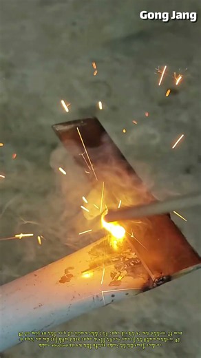 높은 곳 페인트 칠 쉽게 하는 원격 스프레이 도구 제작법 #worker #process #tools #welding #diy