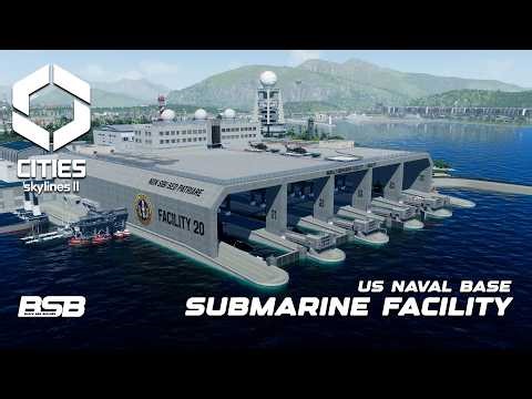 INSANE Details on the NAVAL SUBMARINE FACILITY || Cities: Skylines 2