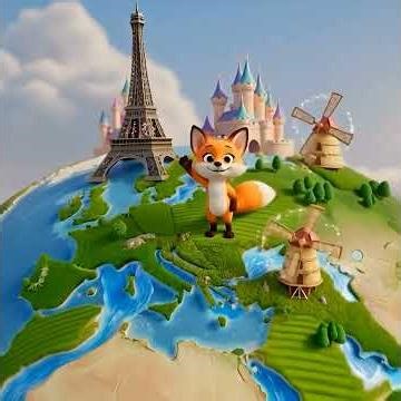 Learn the 7 Continents for Kids 🌍 | Fun 3D Animated World Geography