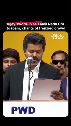 Thalapathy Vijay Sworn In As Tamil Nadu Chief Minister At Grand Chennai Ceremony #vijay #tvk
