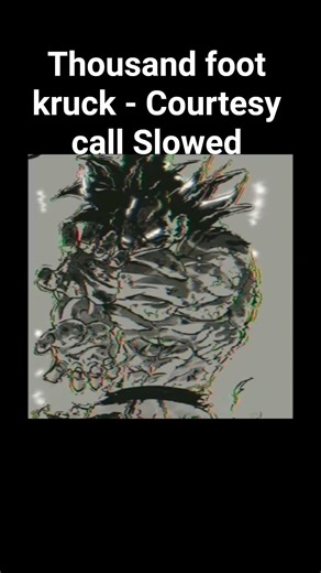 Thousand foot krutch - Courtesy call Slowed #CourtesyCall #ThousandFootKrutch #TFK #SlowedReverb