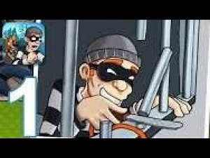 Robbery Bob - Gameplay Walkthrough Part 1 - Chapter 1: Downtown (iOS, Android)