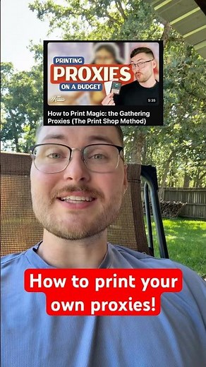 Check out our newest video about how to print your own proxies!