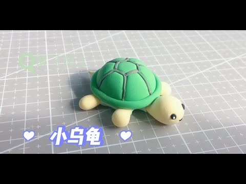 DIY a cute little turtle wih foam clay | Simple Animal foam Clay Tutorial