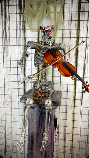 Finished up filming for the latest servo video, which completes the installation of our servo kits onto this trusty plastic Home Depot skelly. It now has our Head Lift and Turn Servo Kit, Elbow or Knee Flex Servo Kit and Waist Turn Servo Kit all installed. Programming for the 4 servos was done with the PicoServo controller. Next up, we’ll reinforce the prop and dress it and then I’d like to do a video on integrating audio by using a Flex controller with a ServoDMX for control. This has been a fu