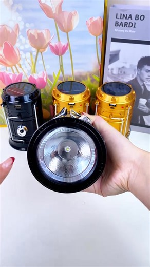 Squish it, dunk it, rely on it!  This collapsible LED lantern shines through any adventure—fully waterproof  and solar-powered ☀️. With 3 brightness modes and phone charging, it's your emergency lifesaver  and camping buddy ️ rolled into one! | Stereoclock. | Facebook