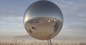 BIG inflatable disco ball headed to Burning Man