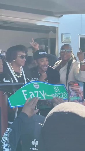 Eazy-E Street Unveiled in Compton One Year Ago