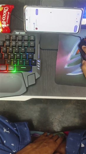 mini keyboard and mouse setup #music #shorts #freefire #gaming #reel