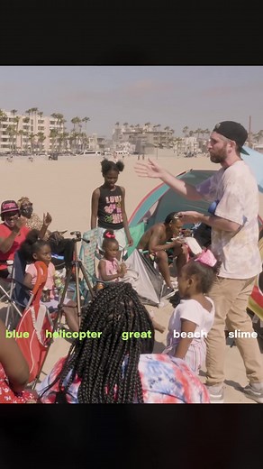 Got the entire family vibing to some flows at the beach 🌊 #freestyle #rap #beach #hiphop