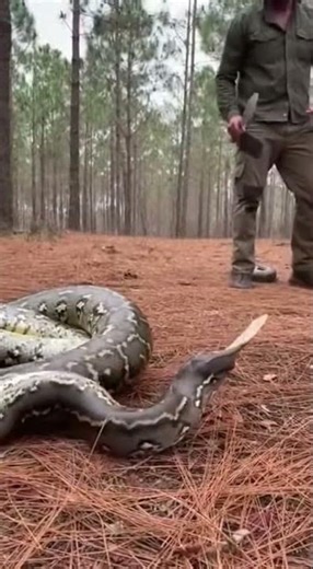 Python Already Squeezing Fawn — One-Shot Save! 😱🤯#FawnRescue #PythonAttack #OneSwingSave