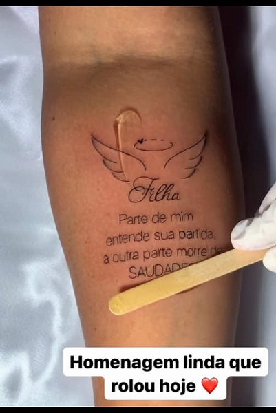 Homenagem em Tatuagens: Saudades e Gratidão
