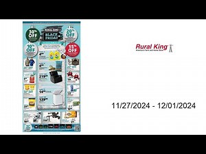 Rural King Weekly Ad - 11/27/2024 - 12/01/2024