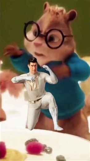 Chipmunks & Superman Going Wild! 🐿️😂#Chipmunks #Superman #Funny #EpicChaos #ViralShorts #funny #like