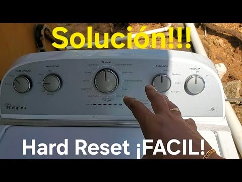 Hard Reset Washing machine