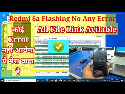 Redmi 6a Flashing With Sp Flash Tool By Mi Flash Pro No Any Error || Redmi 6a Flash By Mi Flash Pro