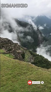 Amazing Machu Picchu View in the Clouds | SKMANIKBD | #shorts