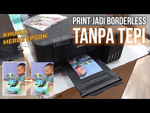 How to Print Borderless on an Epson L3110 Printer in Windows 11